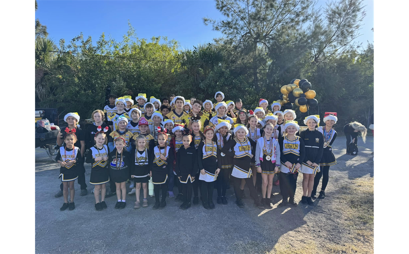 Full Group of Football and Cheer (2024 Holidays)